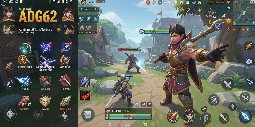 Tampilan antarmuka ADG62 yang modern dan fungsional.
