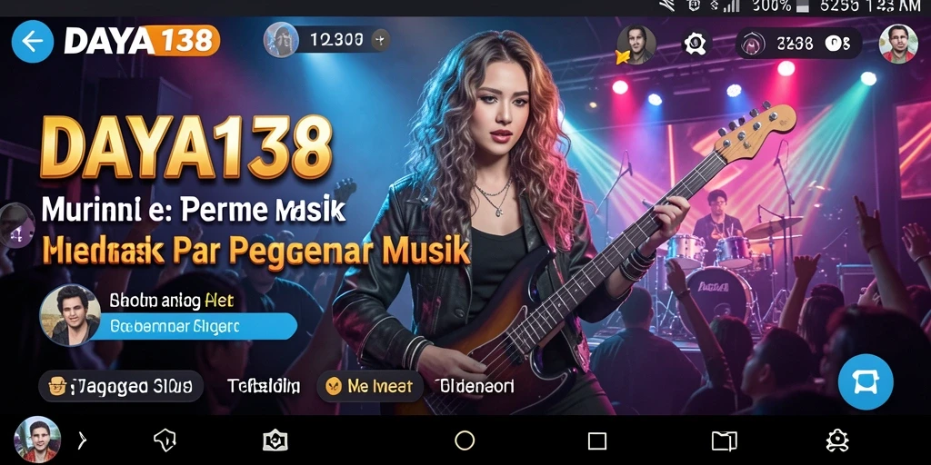 Tampilan gameplay DAYA138 yang menarik dengan berbagai tantangan musik.