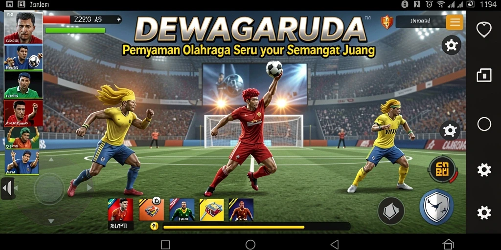 Tampilan gameplay menarik DEWAGARUDA dengan grafis yang mengesankan.