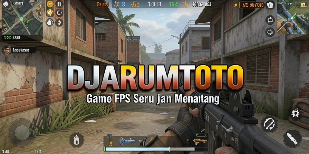 Screenshot gameplay DJARUMTOTO yang menampilkan pertempuran yang intens.