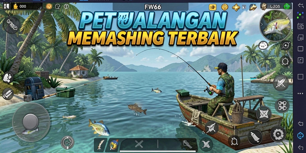 Tangkapan ikan yang memukau dalam gameplay FW66.