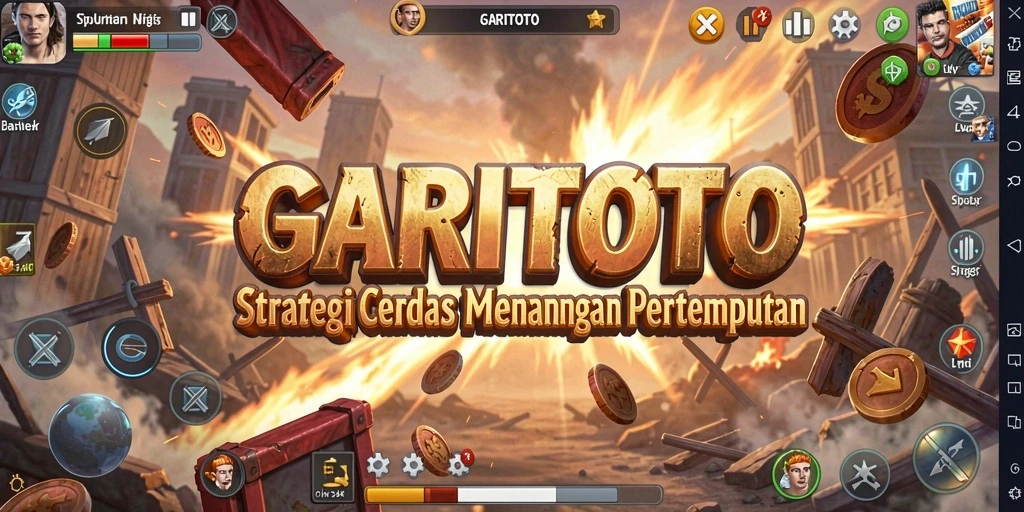 Tampilan aksi seru dalam permainan strategi GARITOTO.