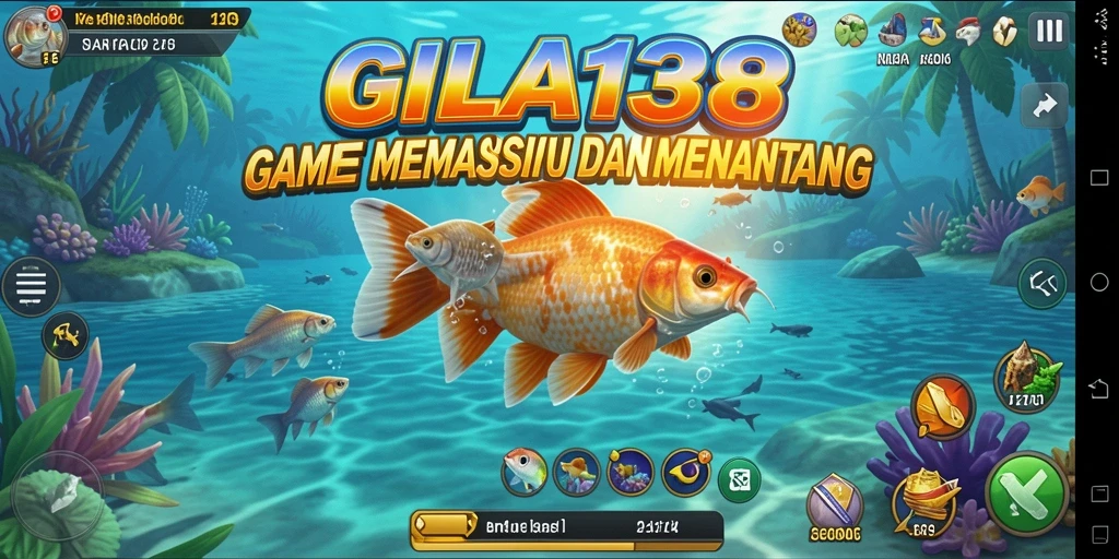 Tangkapan ikan besar dan pemandangan indah dalam GILA138.
