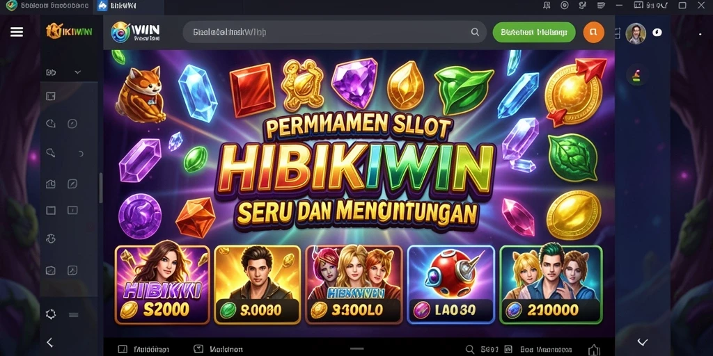 Tampilan menakjubkan gameplay HIBIKIWIN dengan slot yang beragam.