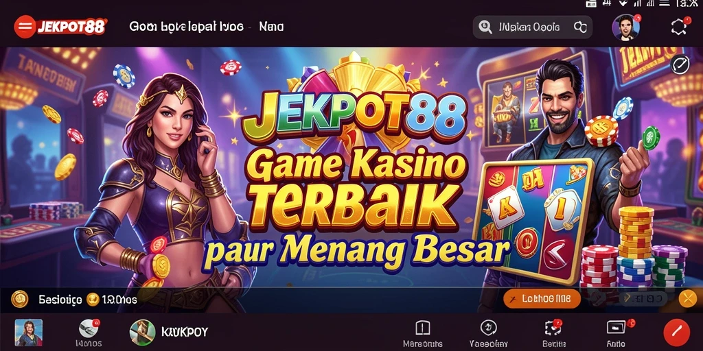 Tampilan menarik dari gameplay JEKPOT88 yang penuh warna.