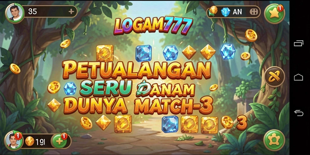 Tampilan menarik dari gameplay LOGAM777 yang seru.