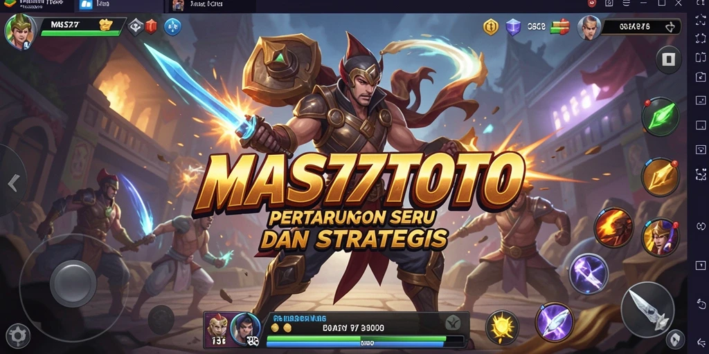 Tampilan screenshot dari aksi pertarungan dalam MAS77TOTO yang menegangkan.