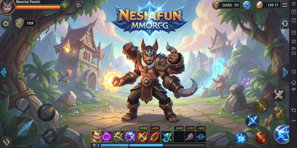 Tampilkan gameplay seru di dunia RPG yang luas.