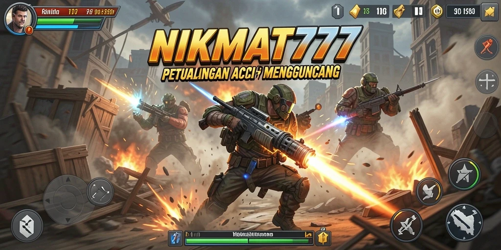 Menampilkan gameplay aksi intens NIKMAT777 yang memukau.