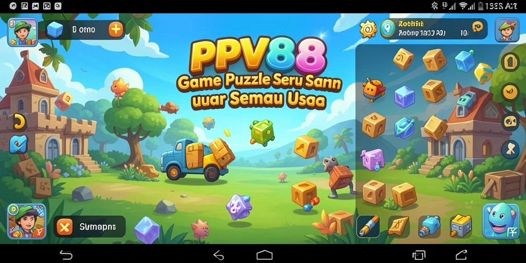 Tampilan gameplay seru PPV88 saat menyelesaikan puzzle yang menantang.