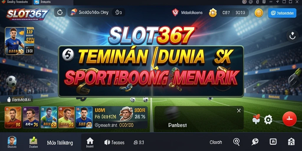 Tampilan menarik dari gameplay dalam aplikasi SLOT367 yang penuh aksi Sportsbook.