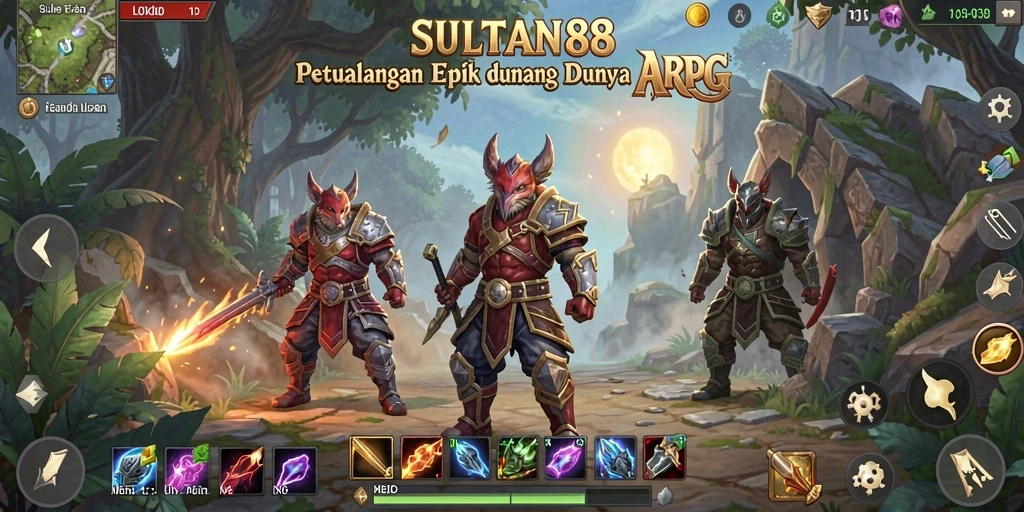 Tangkapan layar gameplay SULTAN88 menampilkan petualangan aksi yang seru dan mendebarkan.