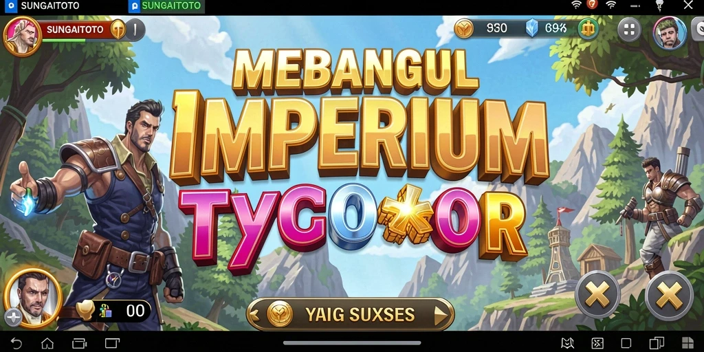 Tangkapan layar gameplay SUNGAITOTO yang menunjukkan pengalaman Tycoon.