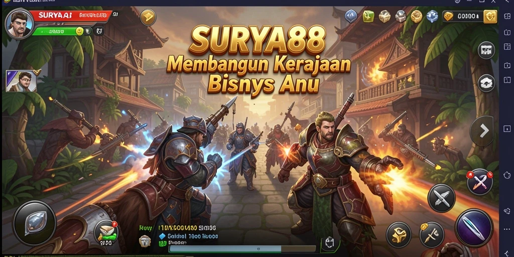Tampilan gameplay menarik di SURYA88 dengan berbagai pilihan bisnis.