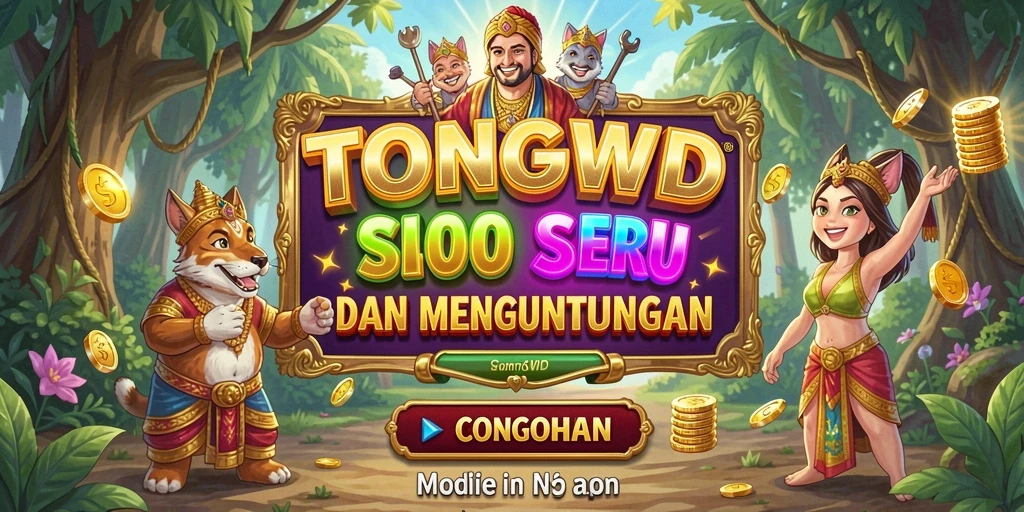 Tampilan screenshot permainan TONGWD dengan grafik yang menawan.