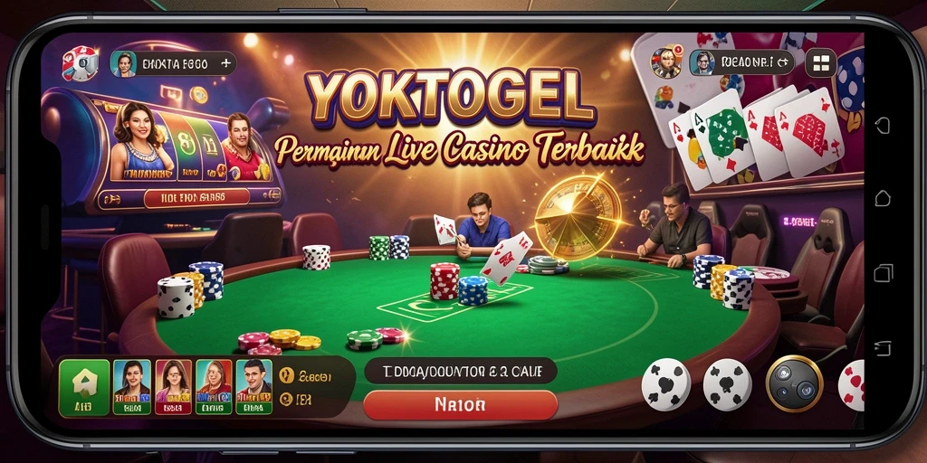 Tampilan gameplay menarik di YOKTOGEL dengan dealer profesional.